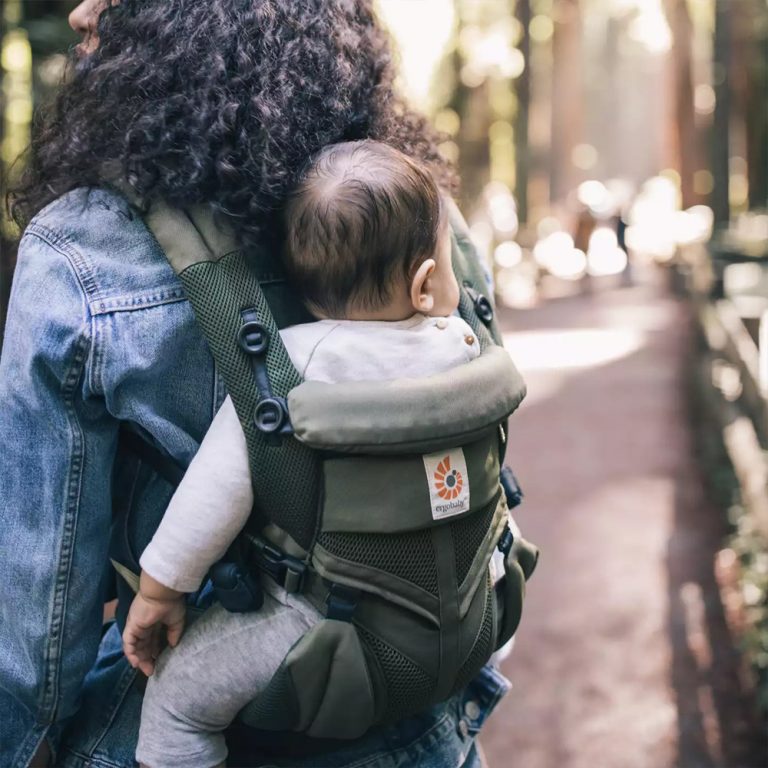 360 All positions Baby Carrier: Cool Air Mesh - Khaki Green - Ergobaby ...